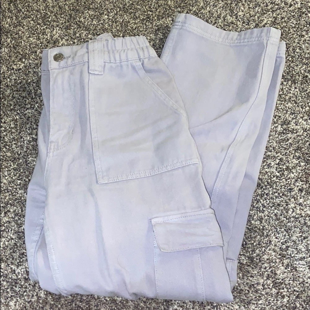 lavender pacsun cargo jeans